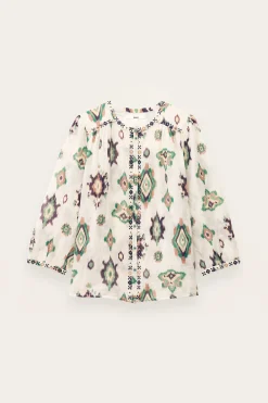 Ba&Sh ODELIE camisa estampada ECRU Online