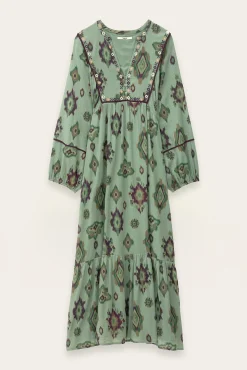 Ba&Sh OELIA vestido midi VERDE Best