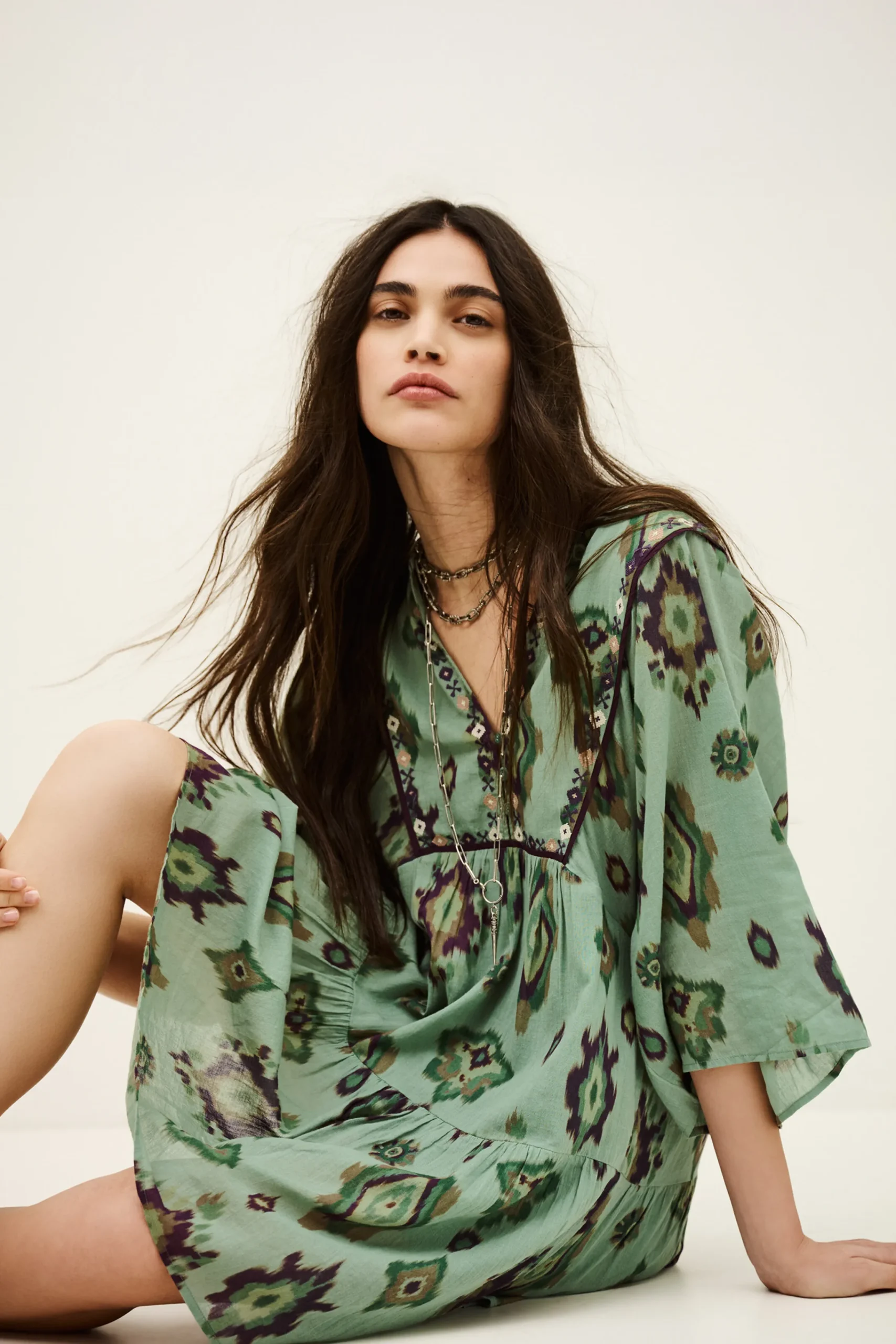 Ba&Sh OLALIE vestido corto VERDE Hot