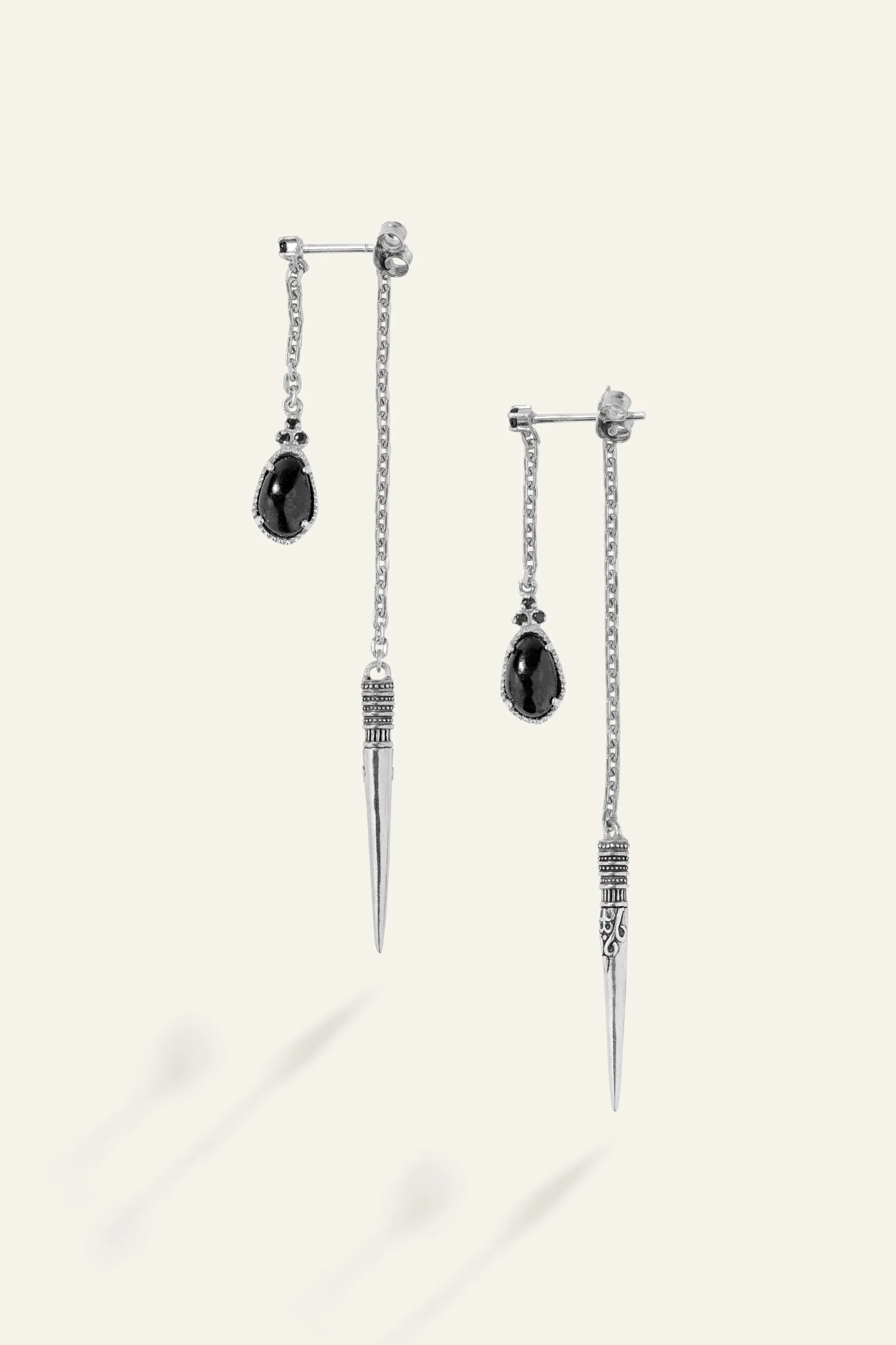 Ba&Sh OSKAR EARRINGS GRIS New