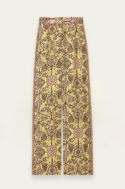 Ba&Sh PALI pantalón ancho € 195 AMARILLO Clearance
