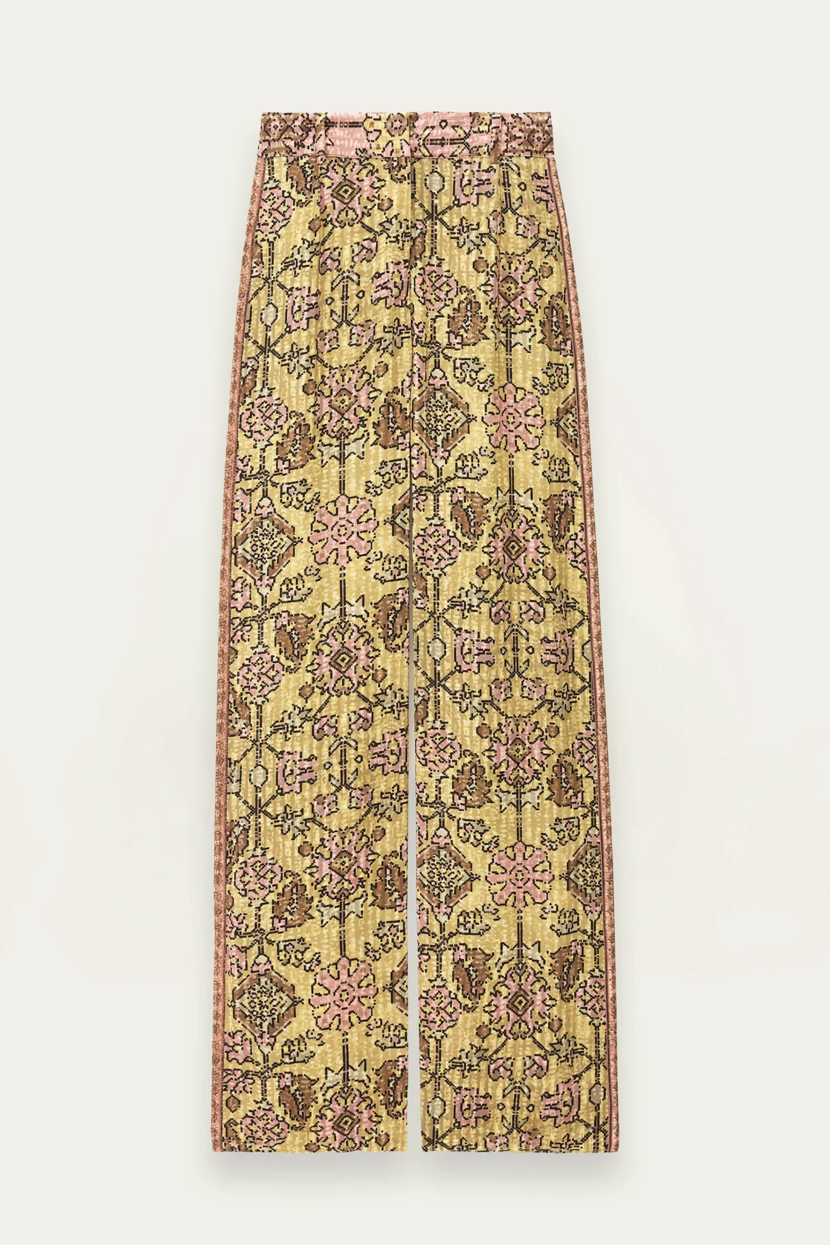 Ba&Sh PALI pantalón ancho € 195 AMARILLO Clearance