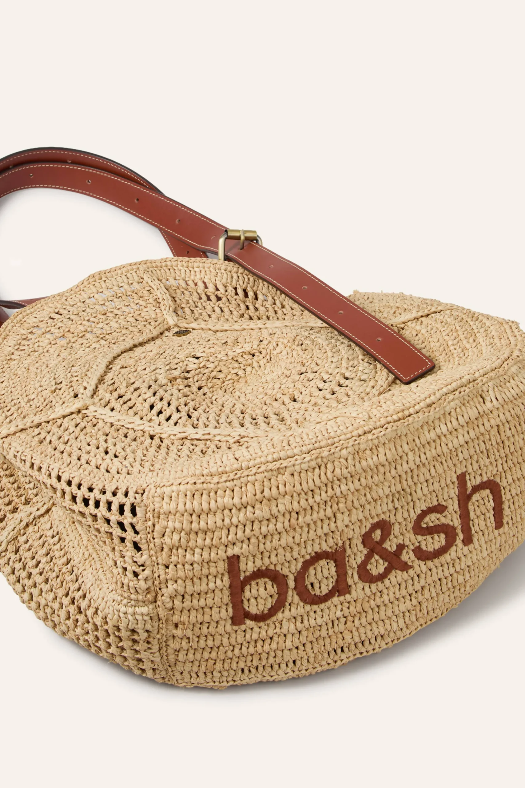 Ba&Sh PALMA cesta de rafia NATURAL Clearance