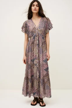 Ba&Sh PARETA vestido midi PINK Online