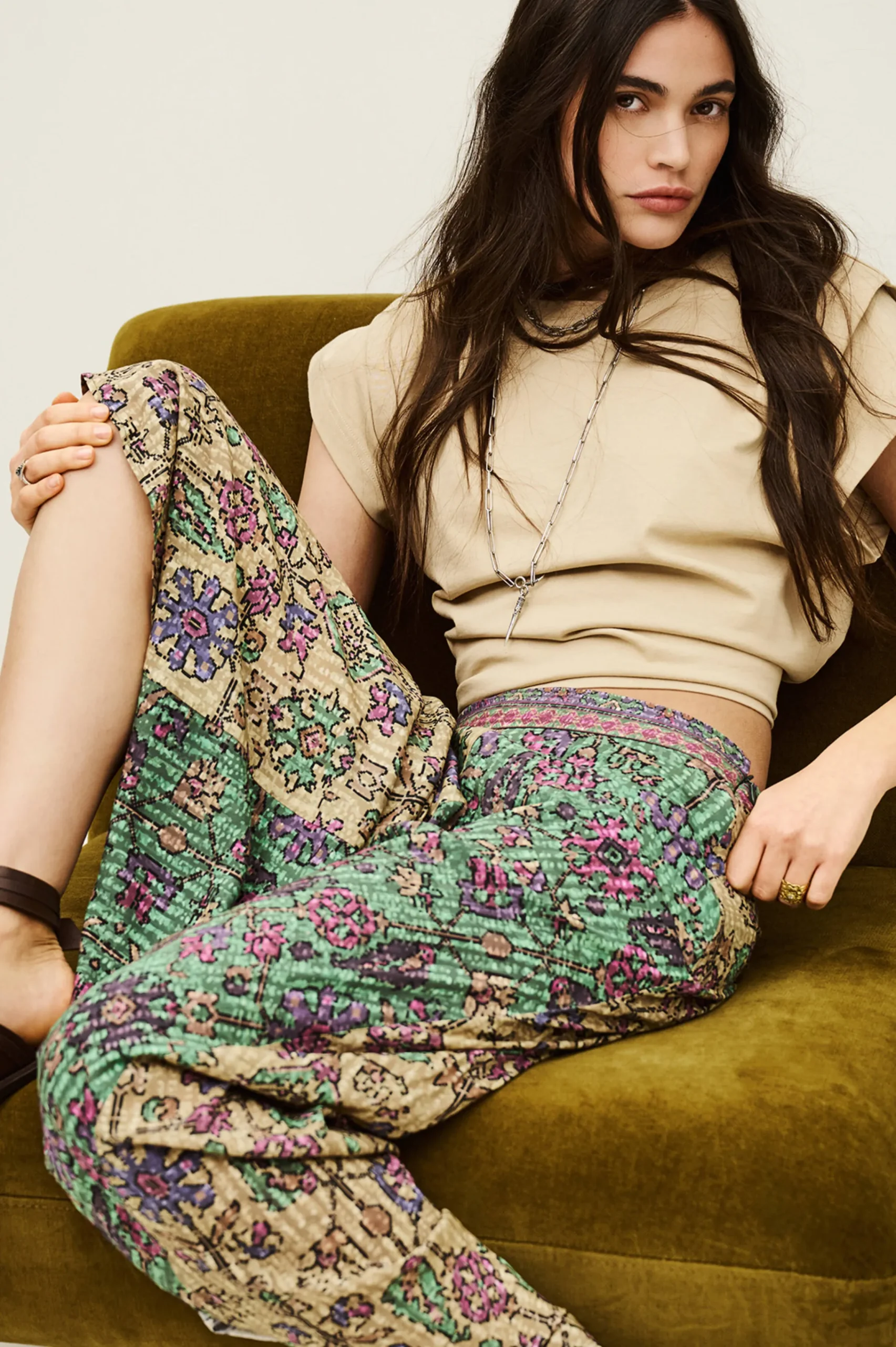 Ba&Sh PARIO falda midi VERDE Sale