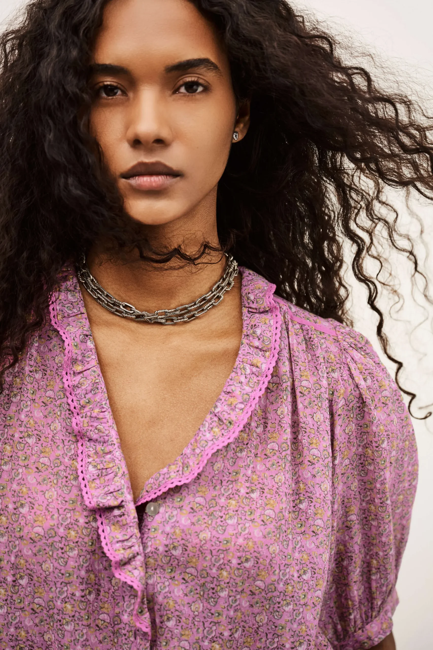 Ba&Sh PHYSALYS camisa estampada PINK Sale