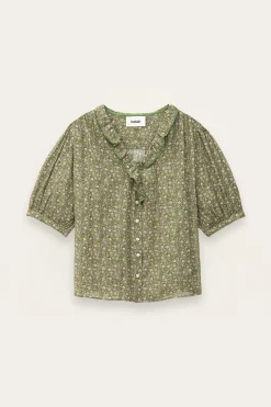 Ba&Sh PHYSALYS camisa estampada VERDE Sale