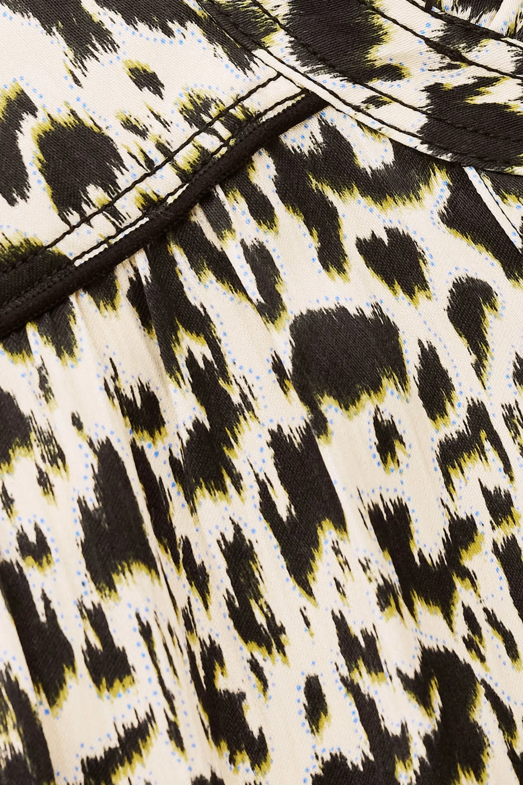 Ba&Sh PIA blusa larga estampada ECRU New