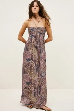 Ba&Sh PIETRA vestido largo PINK Clearance