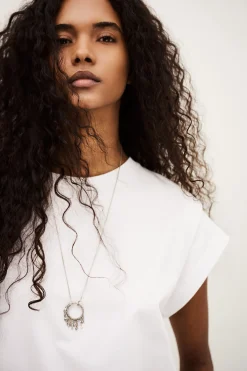 Ba&Sh PIO camiseta suelta BLANCO Clearance