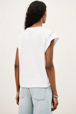 Ba&Sh PIO camiseta suelta BLANCO Clearance