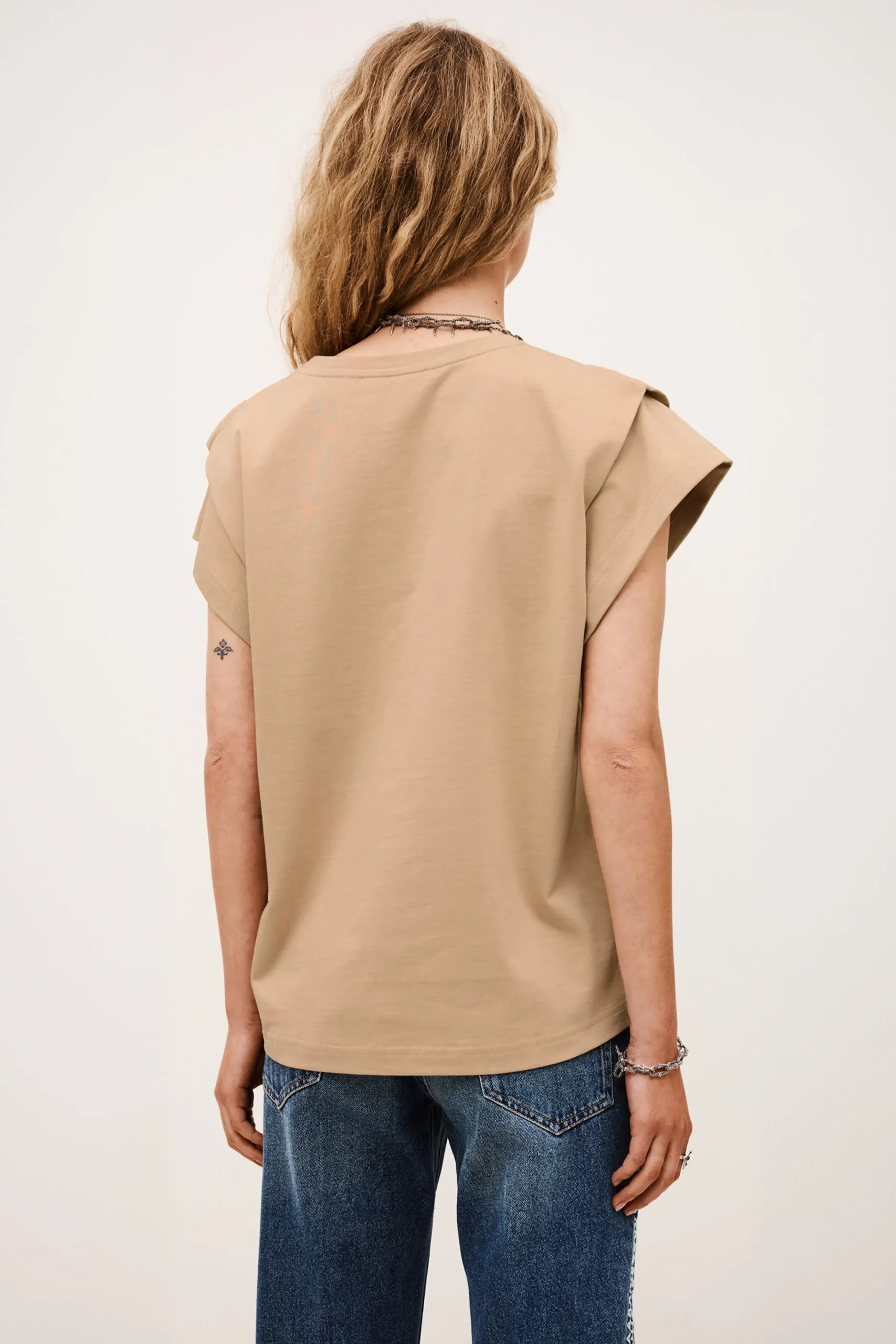 Ba&Sh PIO T-SHIRT BLANCO Sale