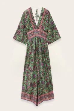 Ba&Sh PIPA vestido midi VERDE Outlet