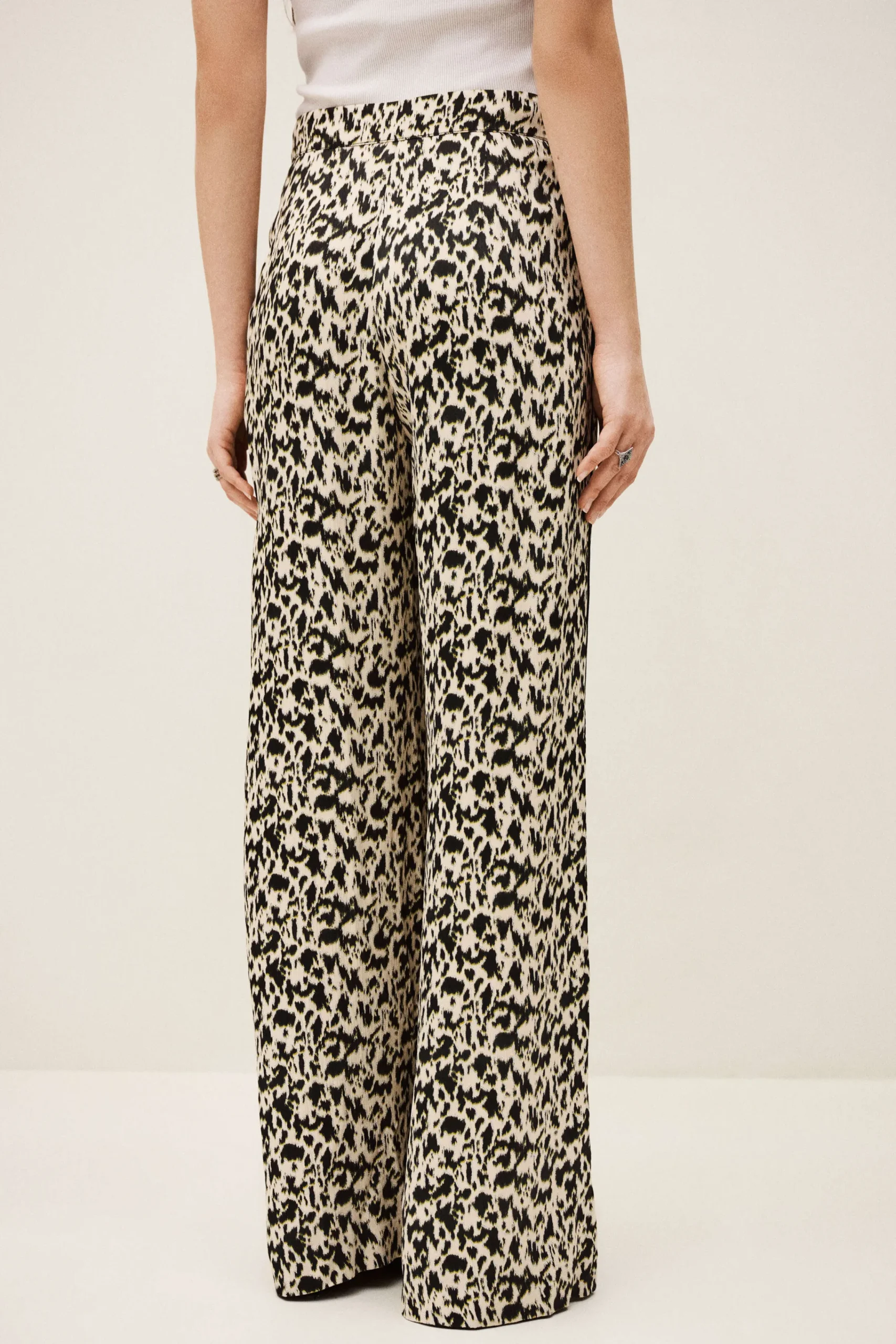 Ba&Sh PLYDE pantalón ancho estampado € 195 € 117 ECRU Sale