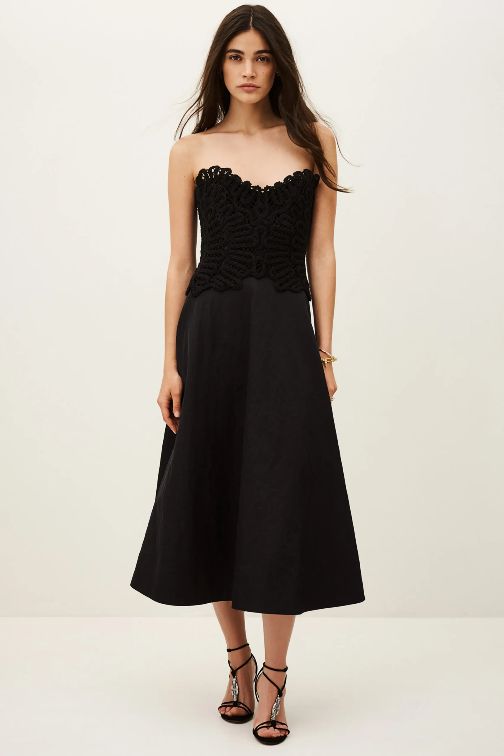 Ba&Sh PRAINA DRESS NEGRO Outlet