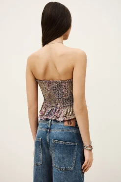 Ba&Sh PRETTY top bustier PINK Clearance