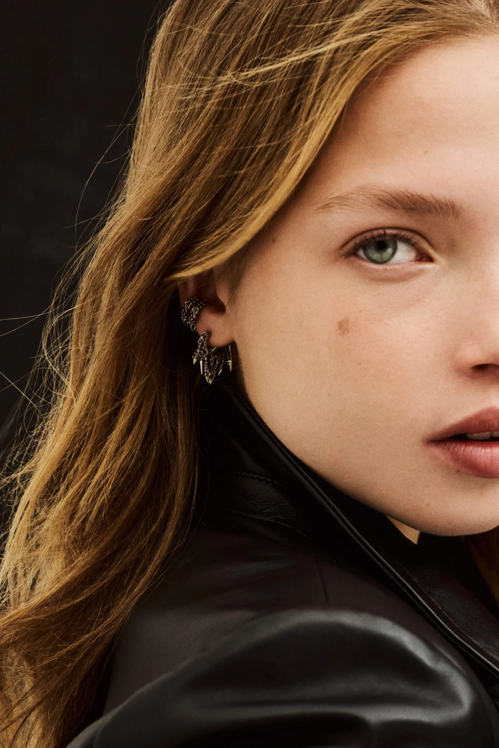 Ba&Sh PRUNE earcuff de plata GRIS Sale