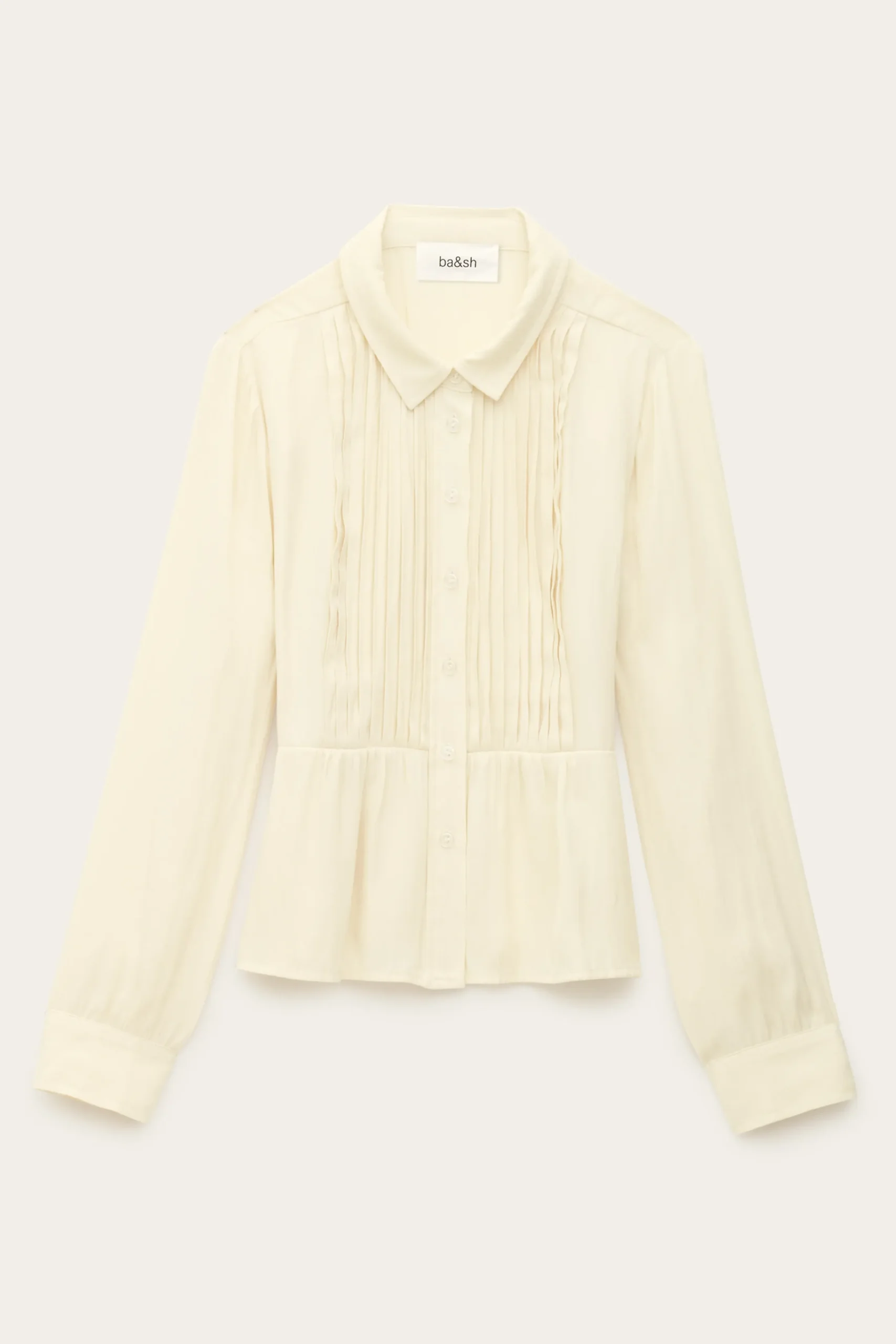 Ba&Sh RIATA camisa estampada BLANCO Clearance