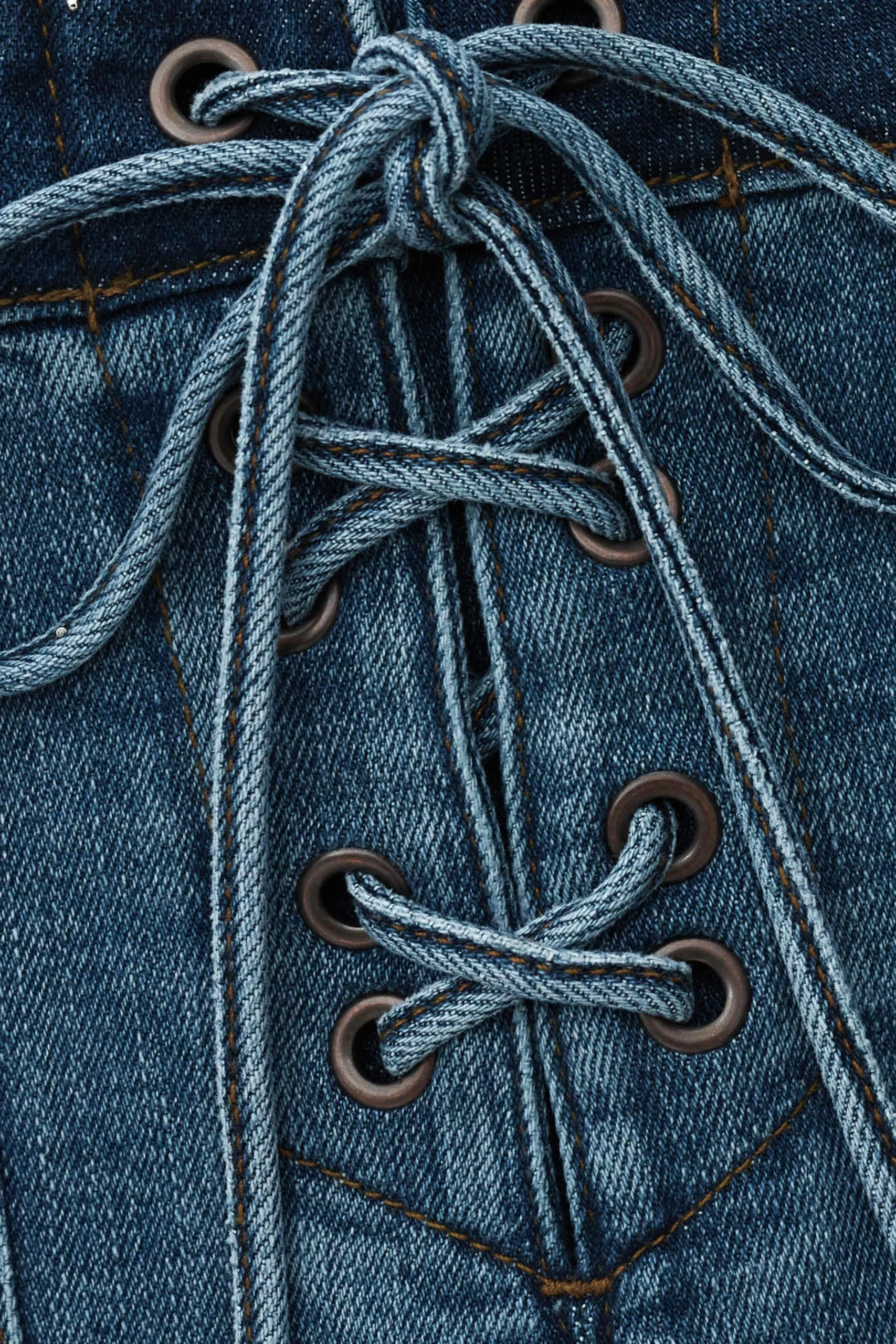 Ba&Sh RIO pantalón corto vaquero de talle alto € 165 AZUL Outlet