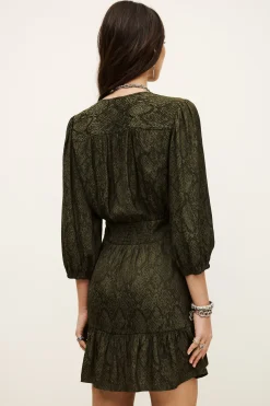 Ba&Sh ROMEA vestido corto estampado VERDE Online