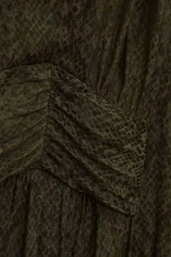 Ba&Sh ROMEA vestido corto estampado VERDE Online
