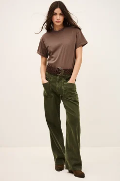 Ba&Sh ROSIE T-SHIRT MARRON Clearance