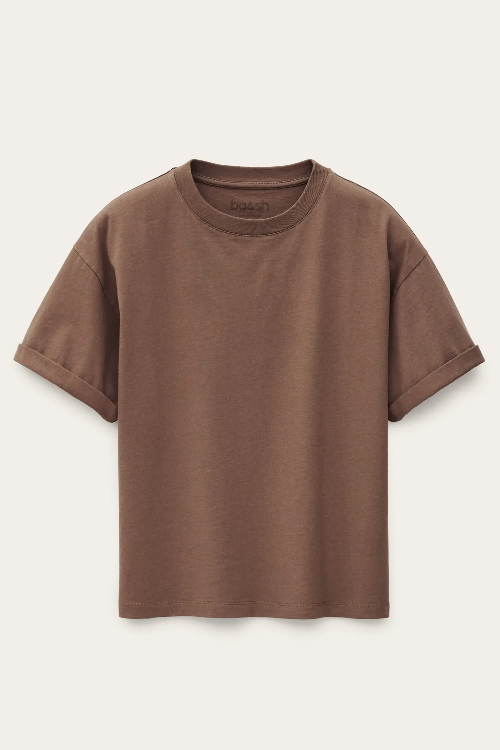 Ba&Sh ROSIE T-SHIRT MARRON Clearance
