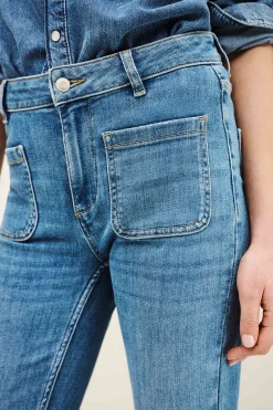 Ba&Sh ROSS mid-rise waist jeans AZUL Best