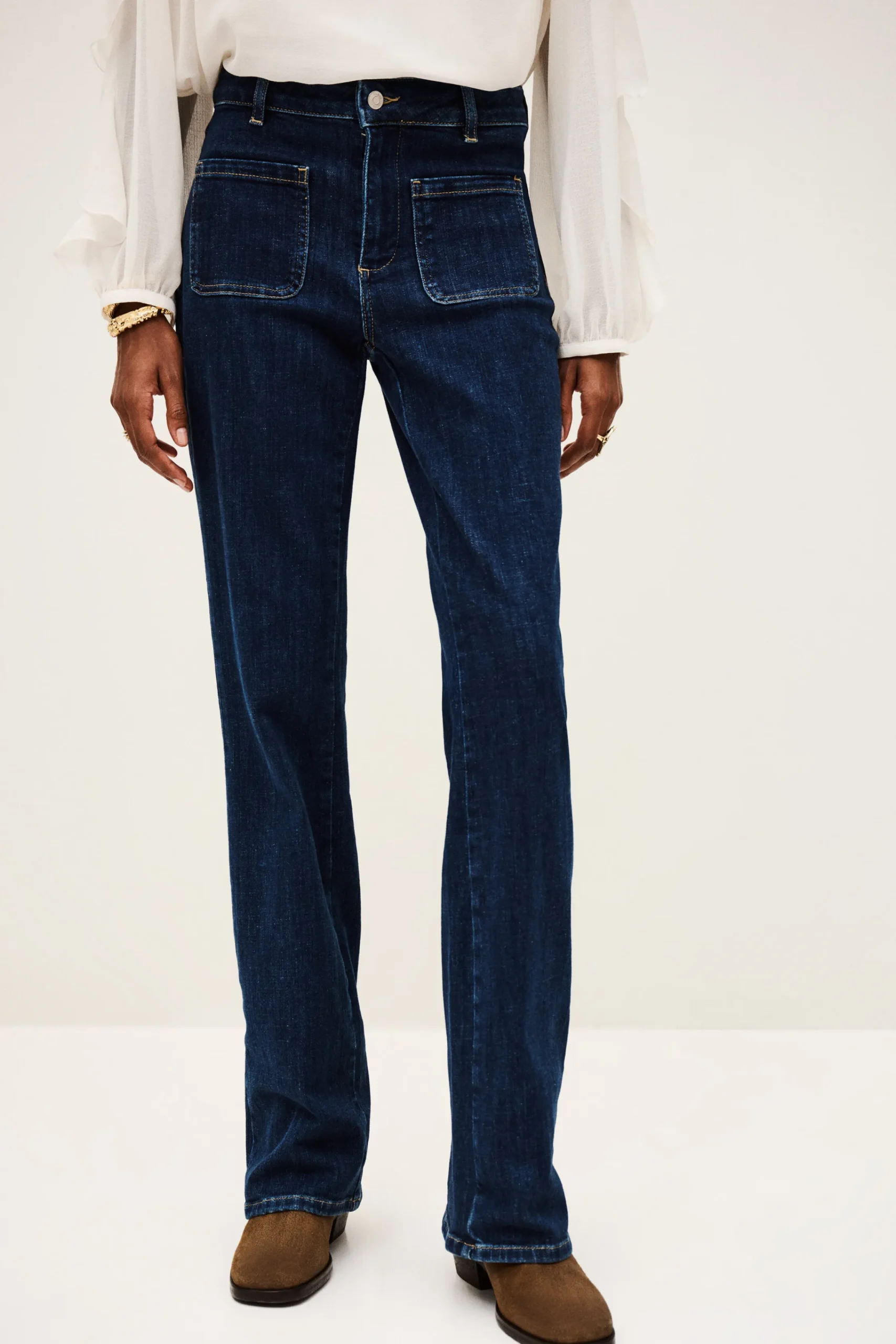 Ba&Sh ROSS pantalones de mezclilla AZUL Online