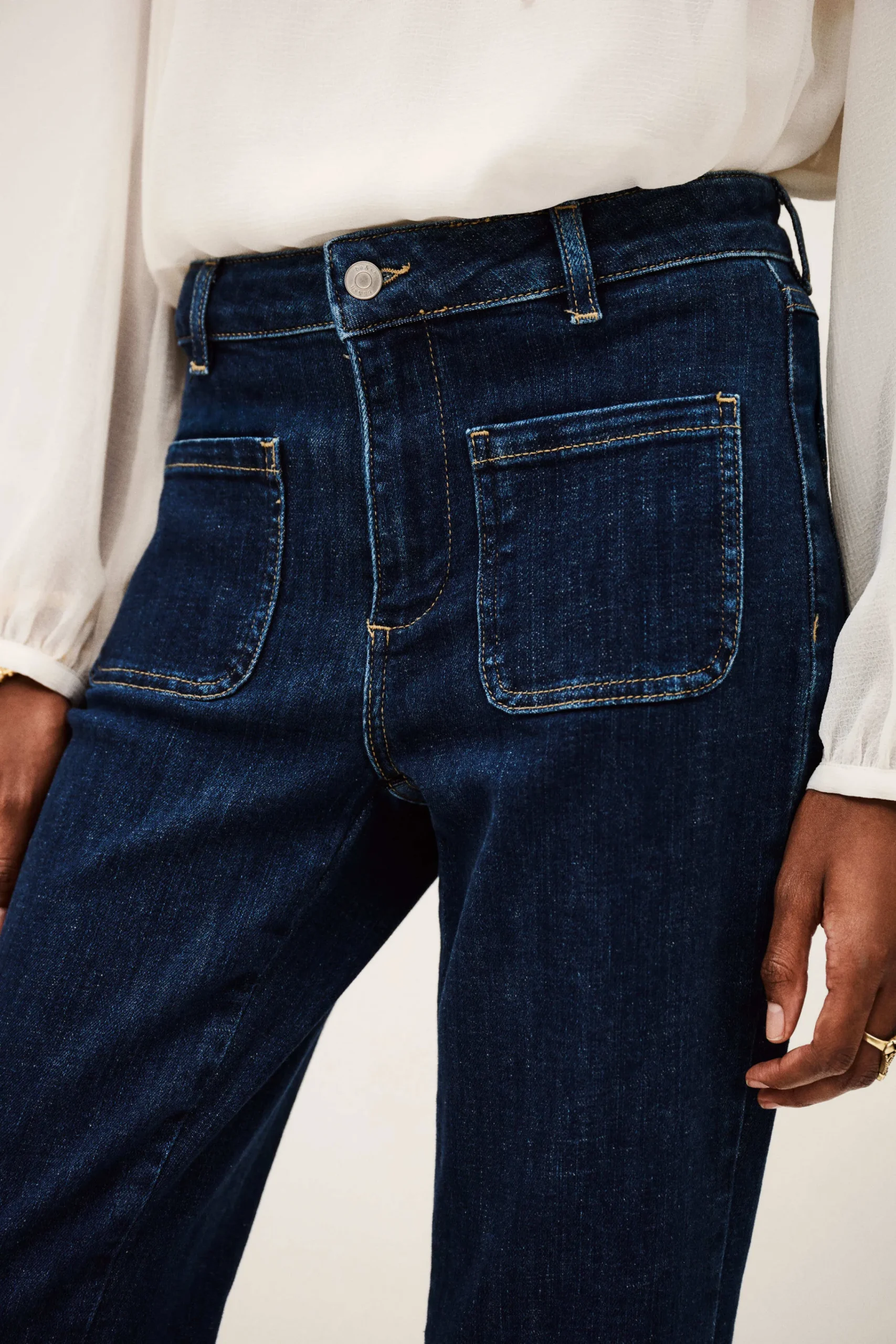 Ba&Sh ROSS pantalones de mezclilla AZUL Online