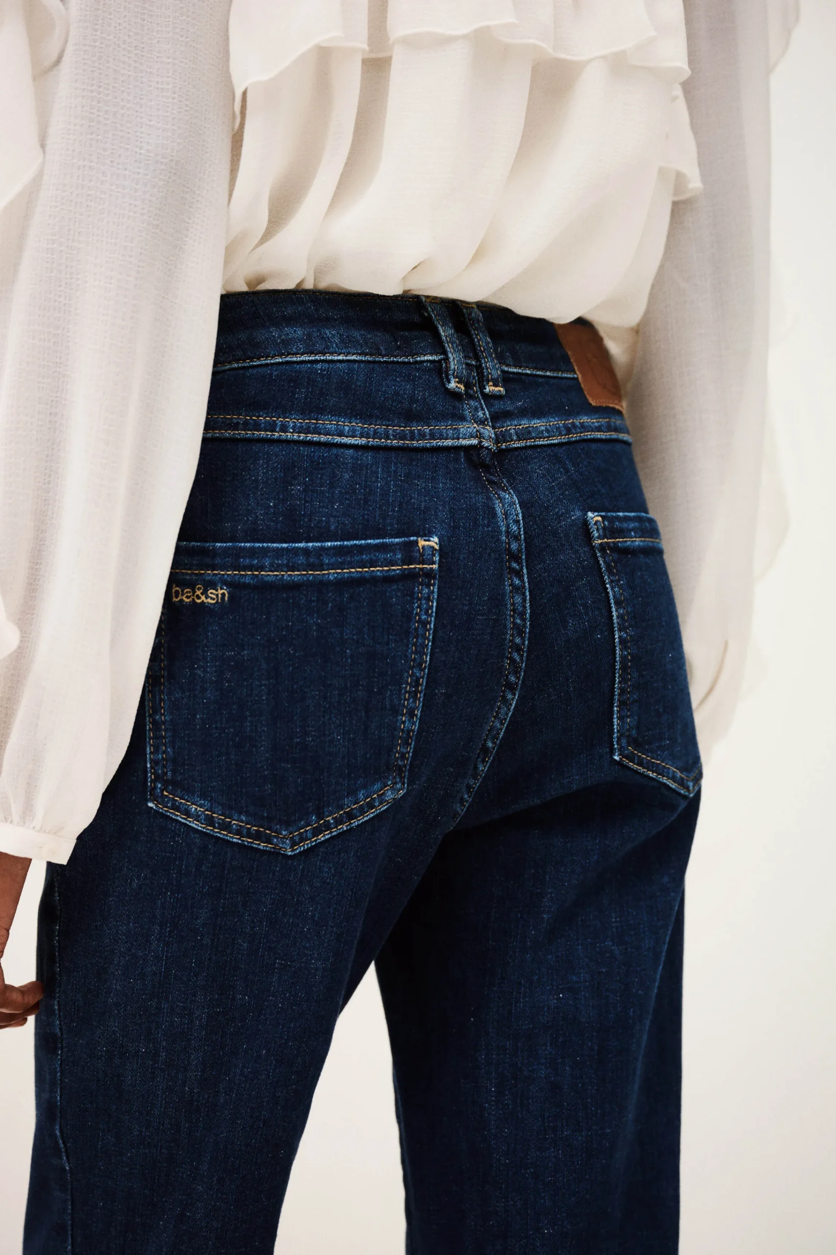 Ba&Sh ROSS pantalones de mezclilla AZUL Online