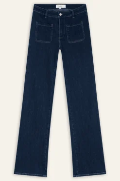 Ba&Sh ROSS pantalones de mezclilla AZUL Online