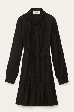 Ba&Sh ROSYNA vestido camisero corto NEGRO Best