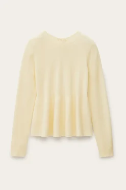 Ba&Sh SALAMA suéter de lana atemporal AMARILLO New