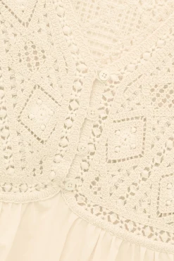 Ba&Sh SALVI blusa de manga corta ECRU Online