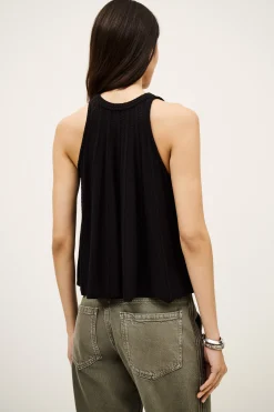 Ba&Sh SERRES openwork knit tank top NEGRO Outlet