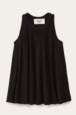 Ba&Sh SERRES openwork knit tank top NEGRO Outlet