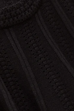 Ba&Sh SERRES openwork knit tank top NEGRO Outlet
