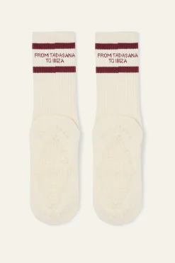 Ba&Sh SHAN High cotton socks ECRU Online