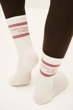 Ba&Sh SHAN High cotton socks ECRU Online