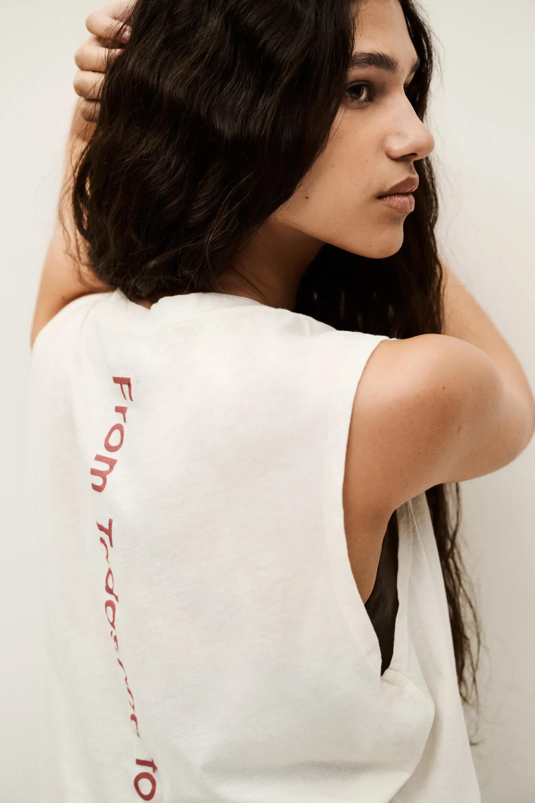 Ba&Sh SHAVA camiseta sin mangas ECRU Clearance
