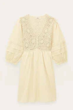 Ba&Sh SONIA vestido corto ECRU Outlet