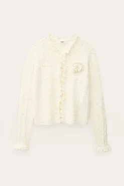 Ba&Sh SORIA cárdigan de punto € 95 ECRU Clearance