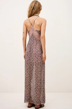 Ba&Sh TAMA vestido largo AZUL Online