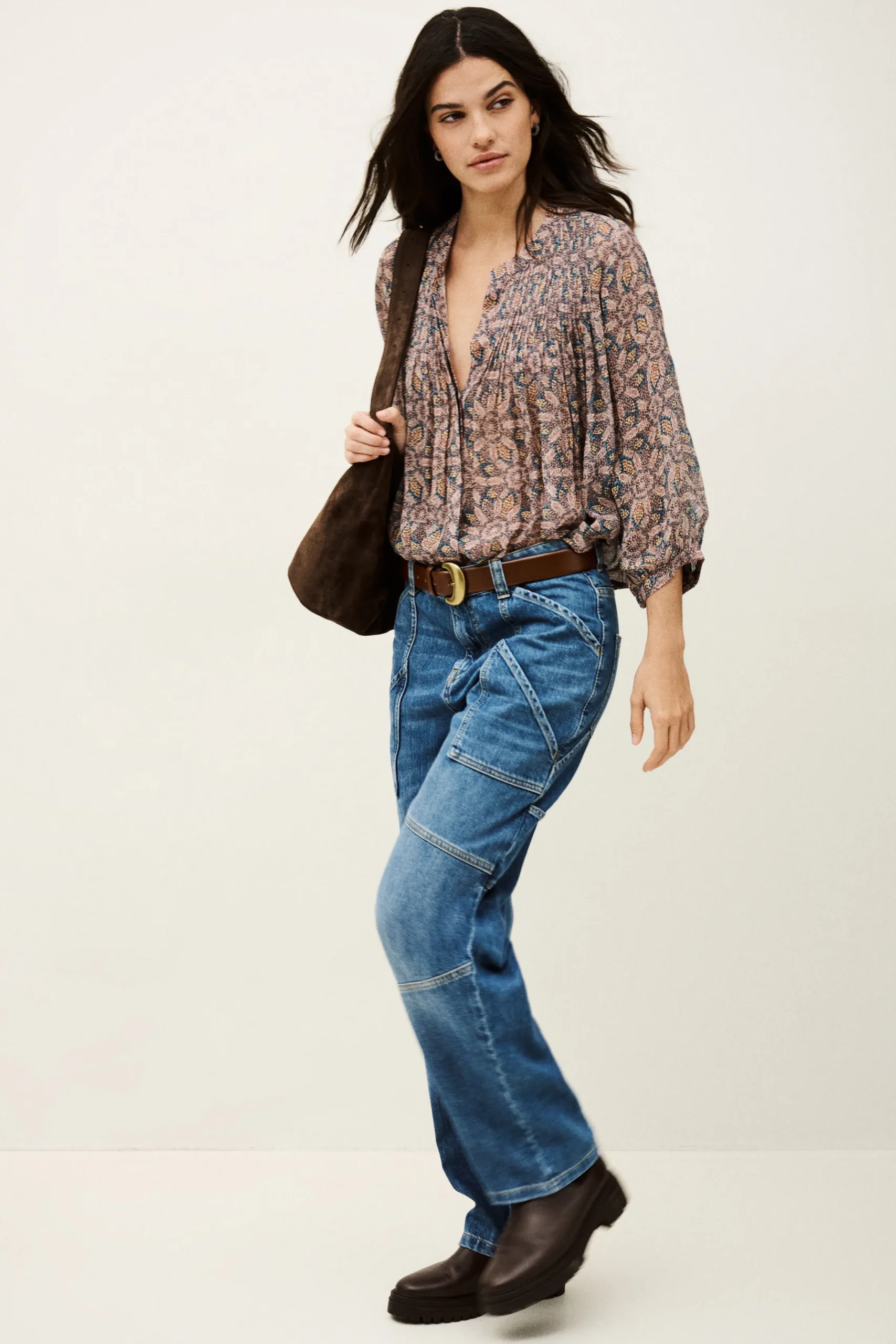 Ba&Sh TAZIO camisa fluida AZUL Discount