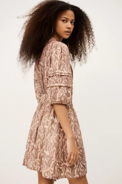 Ba&Sh TEODORA DRESS ECRU Clearance