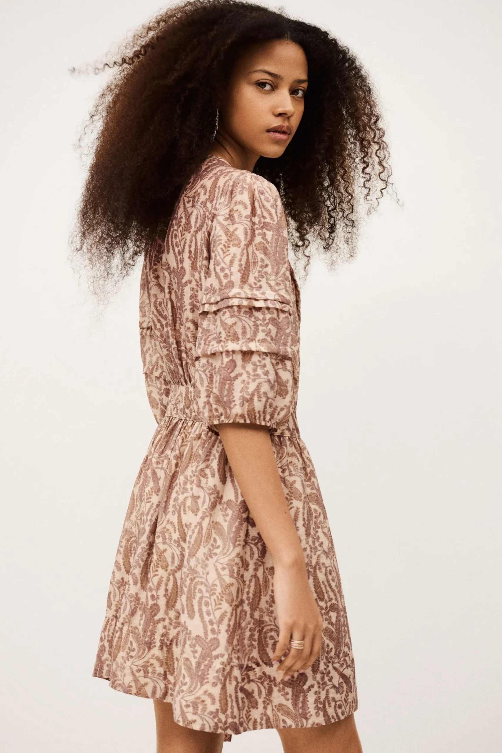 Ba&Sh TEODORA DRESS ECRU Clearance