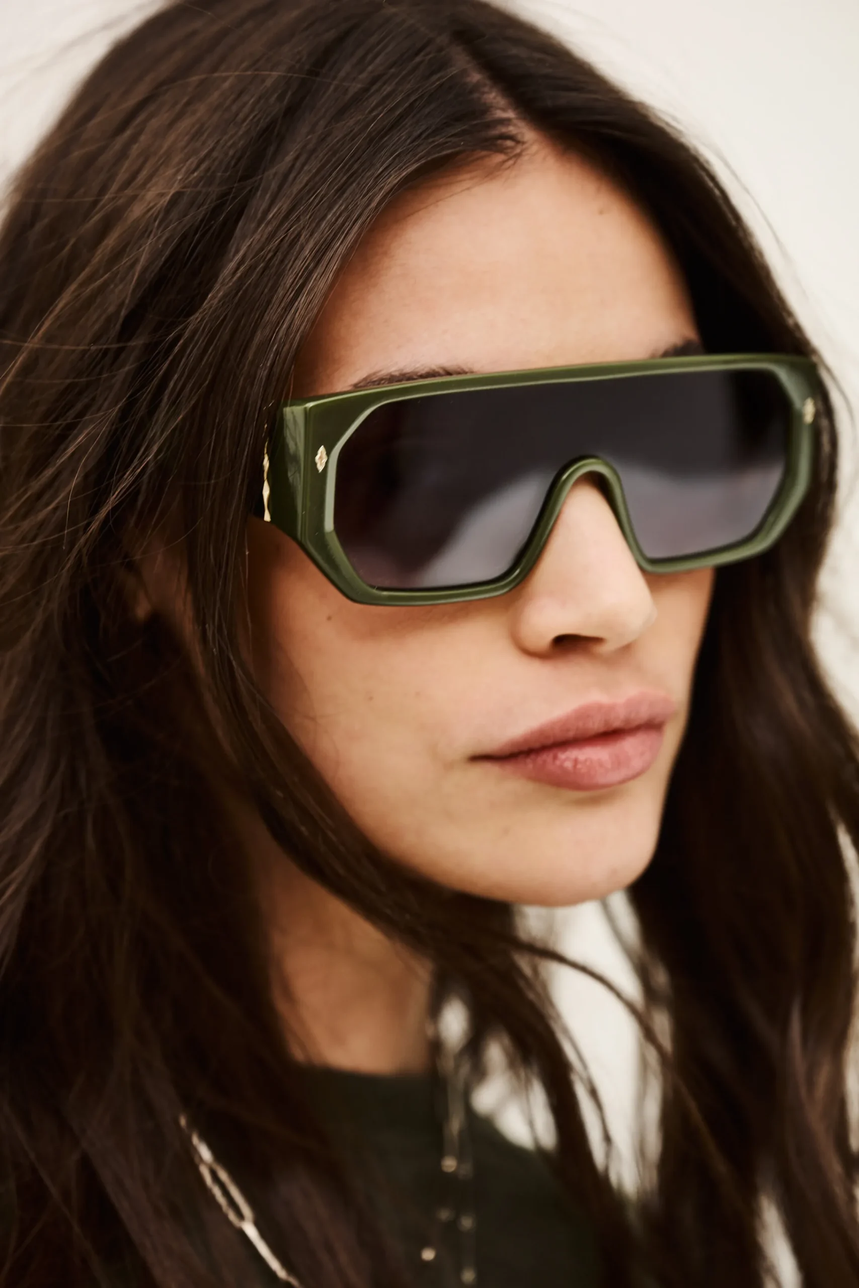 Ba&Sh TESSA Gafas máscara VERDE