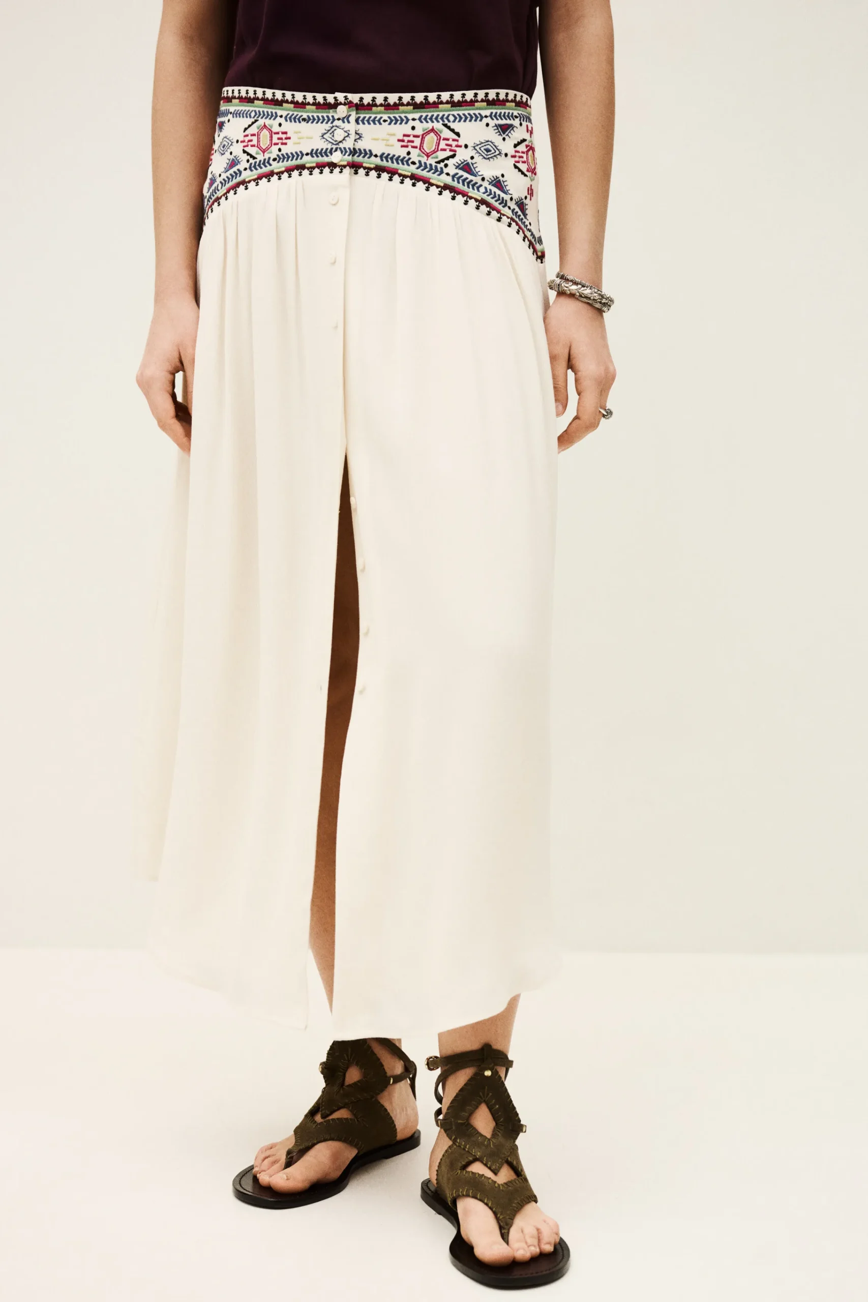Ba&Sh TILANA SKIRT ECRU
