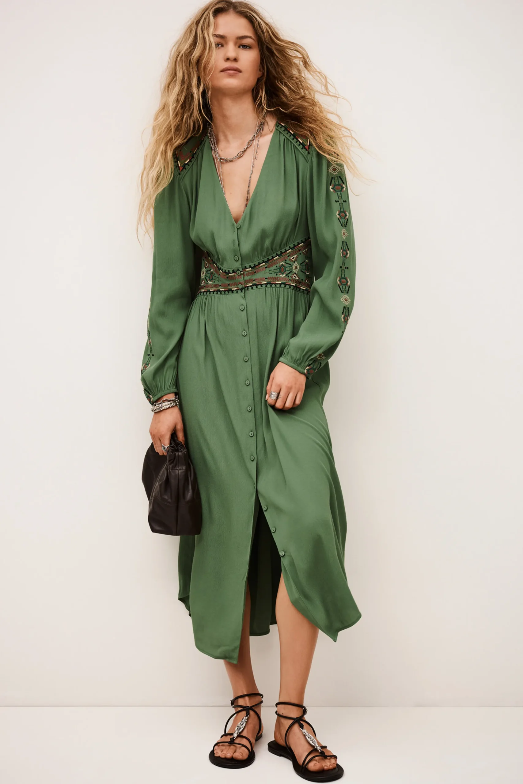 Ba&Sh TINA DRESS VERDE Sale